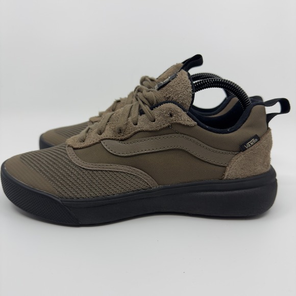 Vans Ultrarange Mesh Skateboard Sneaker Womens 8.5 8 1/2 Brown Black Low Lace Up - Picture 4 of 16